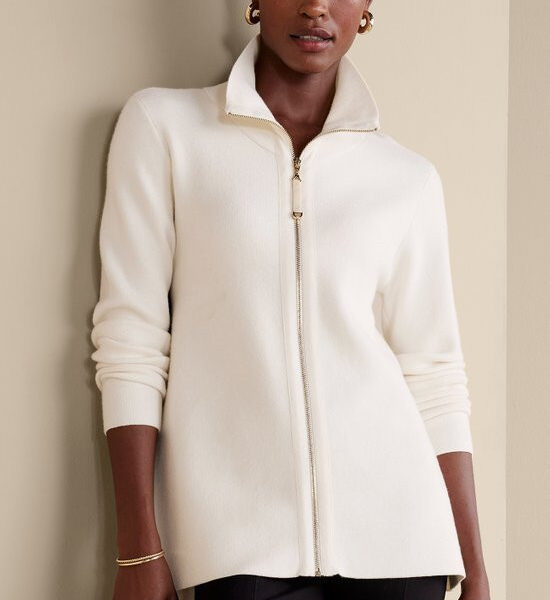 Meria Zip Cardi