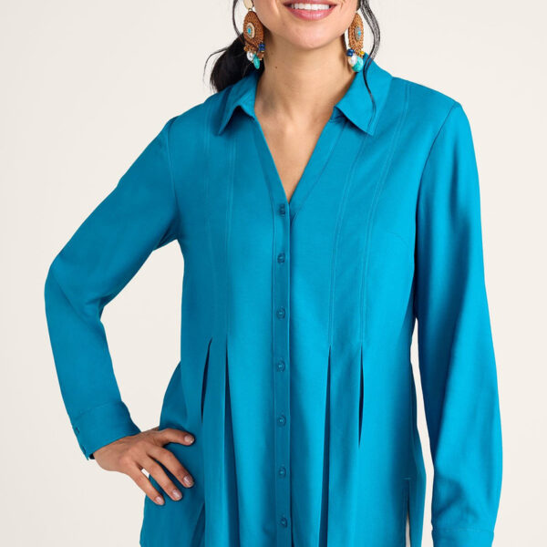 Kendall Pleated Big Shirt
