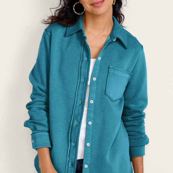 French Terry Fleece LS Big Shirt